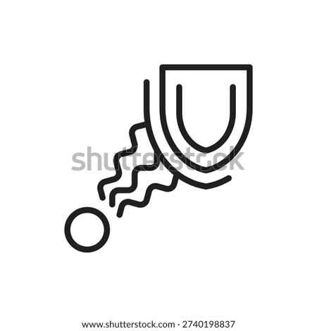Radiation shielding icon. Nuclear safety protocols, representing lead barriers, gamma ray attenuation, neutron protection hardware, medical physics safety, and industrial radiological engineering.