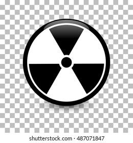 Radiation sign. Vector illustration