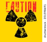 radiation sign.vector illustration.