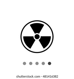 Radiation simple icon