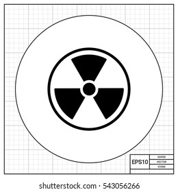 Radiation simple icon