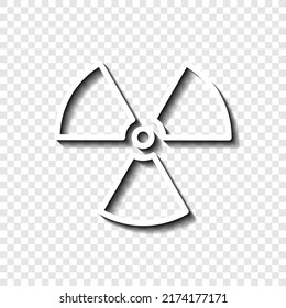 Radiation Simple Icon Vector Flat Design Stock Vector (Royalty Free ...