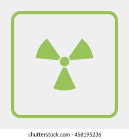 Radiation symbol.