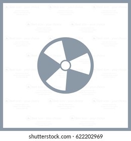 Radiation symbol of activity, vector illustration