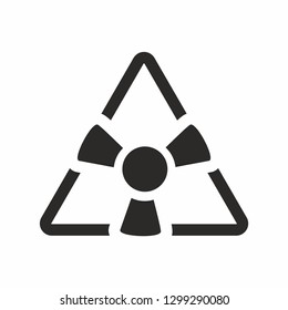 Radiation Symbol. Danger icon Vector
