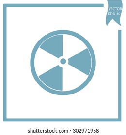 radiation symbol Icon 
