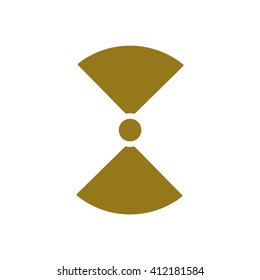 radiation symbol  icon, vector illustration.  Flat design style.