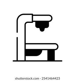 Radiation Therapy vector icon stock illustration