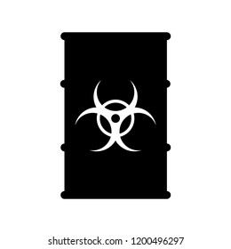 The radiation vector icon, logo on white background