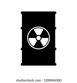 The radiation vector icon, logo on white background