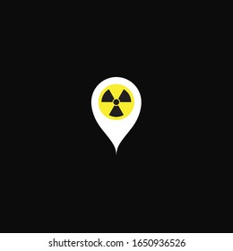 Radiation vector image for web adn design