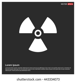Radiation warning icon