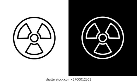 Radiation White Icon Set Design