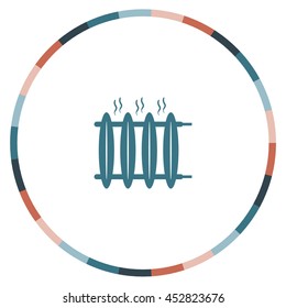 Radiator heater icon