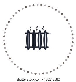 Radiator heater icon