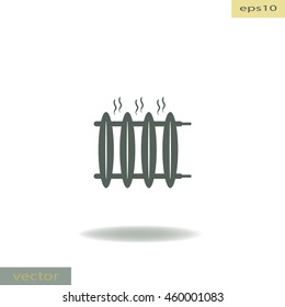 Radiator heater icon