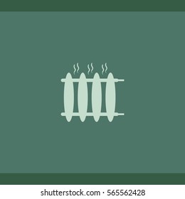 Radiator heater icon