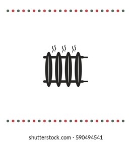Radiator heater icon