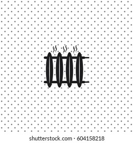 Radiator heater icon