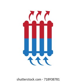 radiator heating icon