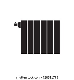radiator, heating, icon, eps10