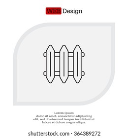 Radiator icon