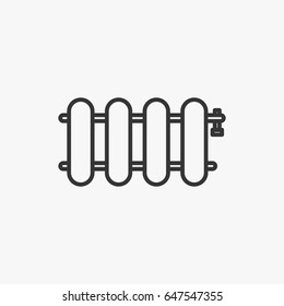 Radiator  icon illustration isolated vector sign symbol
