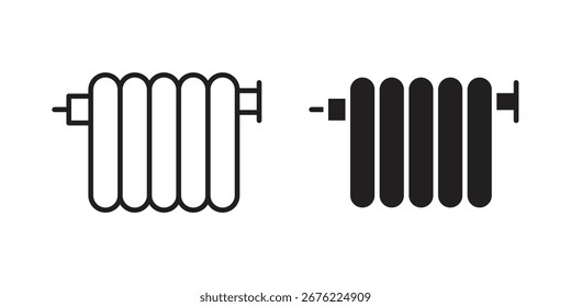 Icono del radiador para sus Diseños web. Logotipo del icono, App, UI.