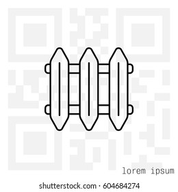 Radiator icon. vector illustration