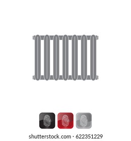 Radiator icon. vector illustration