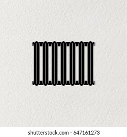 Radiator icon. vector illustration