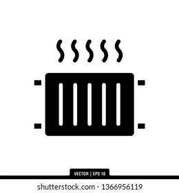 Radiator Icon Vector Illustration Logo Template