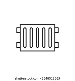 Radiator icon web design in vector