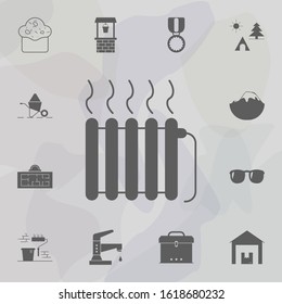 Radiator icon. Web icons universal set for web and mobile