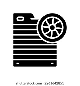 radiator icon for your website, mobile, presentation, and logo design.