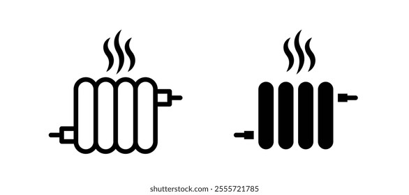 Radiator icons for web ui designs