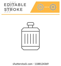Radiator line icon