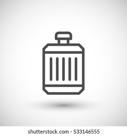 Radiator line icon