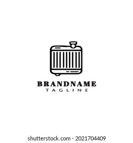 radiator logo cartoon icon design template modern vector illustration