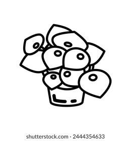 Radiator Plant icon in vector. Logotype