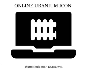 Radiator search icon. Editable Radiator search icon for web or mobile.