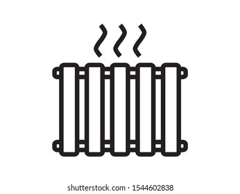 radiator shaped simple icon vector