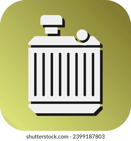 Radiator Vector Glyph Gradient Background Icon For Personal And Commercial Use.
