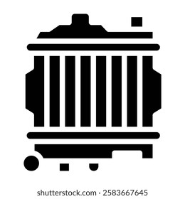 radiator Vector glyph icon Design 