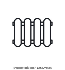 radiator vector icon