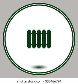 Radiator vector icon.