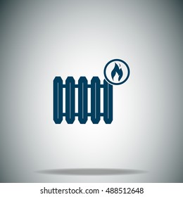 Radiator vector icon