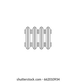 Radiator vector  icon.