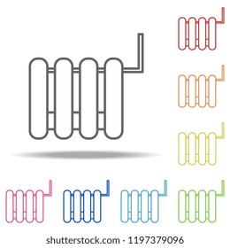 radiator for warming up icon. Elements of Web in multi colored icons. Simple icon for websites, web design, mobile app, info graphics