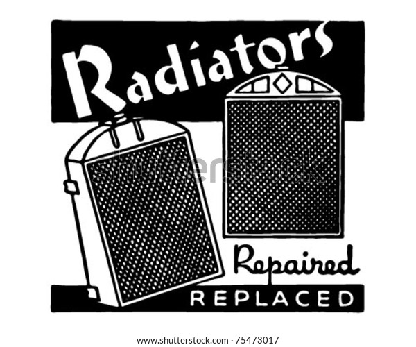 Radiators - Retro Ad Art\
Banner